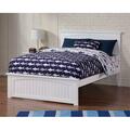 Atlantic Furniture Nantucket Bed with Match Footboard in White, Full Size AR8236032